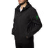 Giacca tecnica sportiva nera da uomo con logo verde Tonino Lamborghini, Abbigliamento Sport, SKU a726000039, Immagine 0